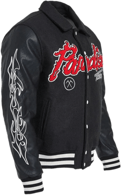 Jordan Craig Paradise Tour Varsity Jacket (Black)