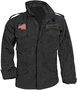 Men's M65 Field Cotton Jacket | John Military Olive Green Cotton Coat