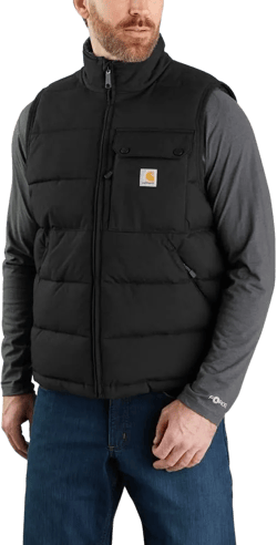 Carhartt Men's 105475 Montana Loose Fit Insulated Vest Large Tall Black