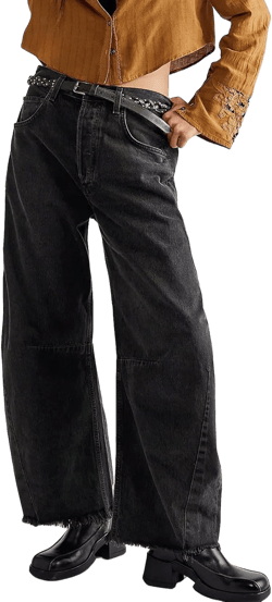 Women's Baggy Denim Pants High Waisted Y2K Wide Leg Oversized Plus Size Boyfriend Cargo Jeans Streetwear Trouser at Amazon Women's Jeans store