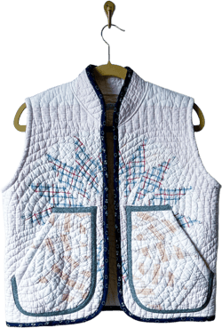 One-of-a-Kind: Sunburst Quilt Vest (XS-M)