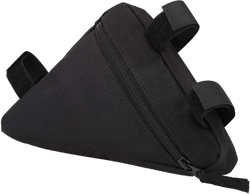 Bag, Front Frame Tube Bag Convenient to Close Safer EcoFriendly Frame Bag to Use in Long Distance Cycling, Camping, Hiking Outdoor for (White Character Black Back)