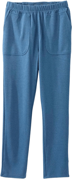 Silvert's Adaptive Clothing & Footwear Women’s Open Back Stretch Knit Pant Medium Denim
