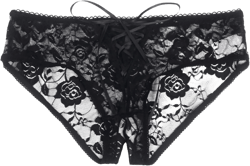 ohyeah Women Sexy Lace Boyshorts Panties Low Rise Underwear Hipster Panties Undies for Women Crotchless