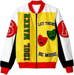 Salt n Pepa Jacket Idol Maker 80s Hip Hop Lightweight Cotton Bomber Jacket XX-Large Yellow