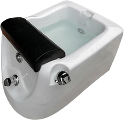 Portable Foot Spa Bathtub Acrylic Foot Bath Deep Foot Bath Spa with Massage can Automatically Drain and Adjust Hot and Cold Water Home Foot Spa Pedicure Bowl Foot Detox Bucket Tub for Home Spa Treatme 72x55x38cm