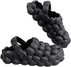 Amazon.com | Women's Closed Toe Bubble Slippers, Round Toe Solid Color Soft Sole Breathable Clogs, Women's Indoor & Outdoor Flat Shoes | Slippers
