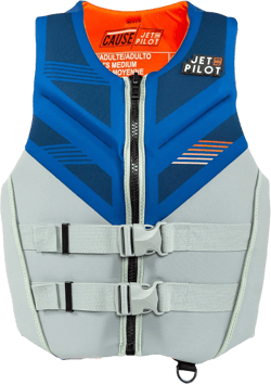 Jetpilot Cause Neoprene Coast Guard Approved Life Jacket PFD Navy XX-Large