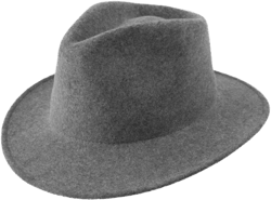 Classic Italy Nude Traveller Teardrop Wool Felt Fedora Hat Packable Water Repellent at Amazon Men’s Clothing store