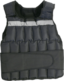 GoFit GoFit Padded Adjustable Weighted Vest 40 pounds Black