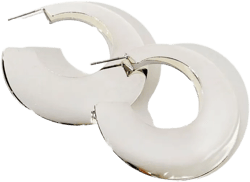 Wide-Band Hoop Earrings