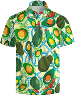 Polo Shirts for Men Funny Print Golf Polo Shirts for Men Lightweight 4 Way Stretch Men Golf Shirts Short Sleeve X-Large Style-22