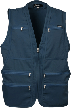 Men's 9 Pockets Work Utility Vest Military Photo Safari Travel Vest Workwear Jacket X-Large Navy