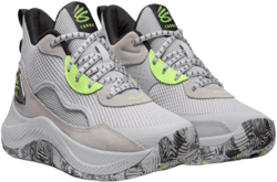 Curry 3Z 24 Suede Basketball Shoes "Halo Gray Black" (Unisex)