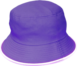 House Of Rave LED Bucket Hat - Neon Rave Accessory & Festival Outfit - Light Up Rave Bucket Hat for Men, Women