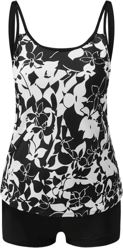 Tankini Swimsuits for Women Two Piece Vintage Printed Bathing Suit Summer Tank Tops Shorts Set Beach Vocation Outfits