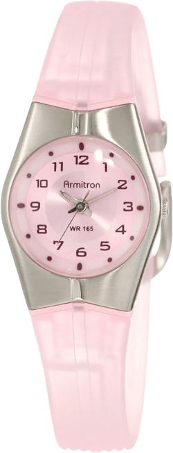Armitron Sport Women's 25/6355 Easy to Read Dial Resin Strap Watch