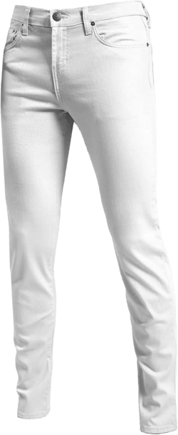 NE PEOPLE Mens Basic Classic Solid Color Skinny Fitted Stretch Jeans (26-40) 40W x 32L White