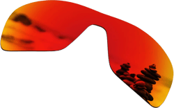 SmartVLT Men's Replacement Lenses/Nosepieces for Oakley Turbine Rotor OO9307 Sunglass - More Options Fire Red Truly Polarized