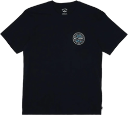 Billabong Men's Rotor Short Sleeve Tee Large Navy