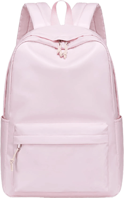 Bluboon Backpack for School Kids Backpack Girls Bookbag Laptop Backpack Gifts for Women Pure Pink