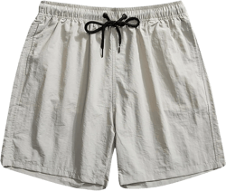Beach Short for Men Bright Color Trends Summer Shorts Workout Walking Jogging Shorts 2025 Trendy Casual Lounge Short XX-Large Gray