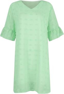 Generic Women's Chiffon Summer Flowy Midi Dress Casual Short Sleeve Ruffle Swiss Dot Loose Romantic Dress at Amazon Women’s Clothing store