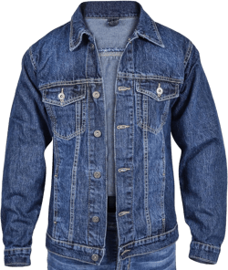 A2Z Mens Jacket Fashion Denim Jacket Jeans Long Sleeves Coat Lightweight Comfortable Mens Small, Medium, Large XL XXL 3XL Small Dark Blue