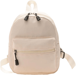 Cute Mini Backpacks for Women Nylon Female Bag Animal Printing Small Feminina Backpack Knapsack (beige) Beige