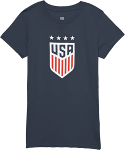 Outerstuff Girls' USA National Team Name and Number Tee NAEHER ALYSSA Large Navy