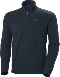 Helly Hansen Men's Daybreaker Lightweight Half Zip Fleece Pullover Jacket Medium 600 Navy