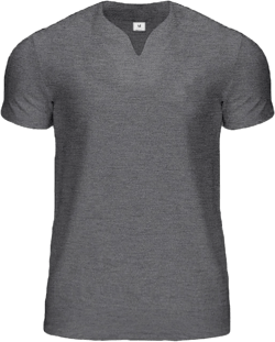 Men's V Neck Workout Gym T-Shirts Short Sleeve Training Bodybuilding Shirts Lightweight Slim Fit Muscle Tee Top XX-Large Dark Grey
