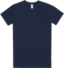 Have It Tall Men's Ring Spun Cotton T Shirt 3X-Large Tall Navy
