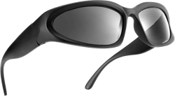 COASION Wrap Around Fashion Sunglasses Oval Dark Vintage Sun Glasses for Men Women Outdoor Sport Shades UV400 Eyeglasses