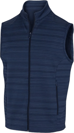 Greg Norman Men's Ace Full Zip Vest Large Navy