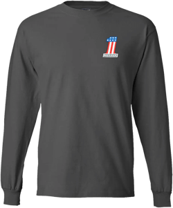 Not So Evil - Black, Gray Or White Hanes Beefy Tee 100% Cotton Long Sleeve Shirt