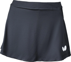 Butterfly Women's Chiara Skirt - Standard, Tapered Fit with Lining, Sporty, Athletic, Table Tennis Skirt Large Black