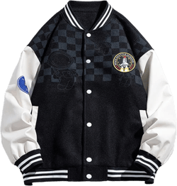 Varsity Jacket Vintage Jacket Spring and Autumn Baseball Uniform