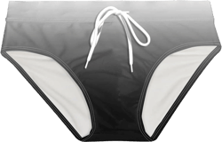 Men Short Briefs Bikini Sport Drawstring Contour Pouch Thong Swimwear Bulge Pouch Hip Triangle Underpanties C1-black XX-Large