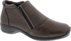 Ros Hommerson Superb Comfort 62036 Women's Casual Boot Leather Zipper 9.5 Brown/Leather/Napa