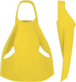 FINIS Edge Fins - Swimming Fins for Men and Women, ML, Male (8-9) Female (9-10)