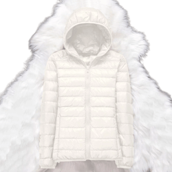 Women's Lightweight Oversized Long Sleeve Jacket Solid Warm Waterproof Packable Puffer Winter Coat with Pocket