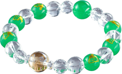 Lucky Shop MADE IN JAPAN good luck bracelets for women men Frogs and Horses Japanese feng shui bracelet good luck charm crystal bracelet for women men unisex 6-8 inches stretch: Clothing, Shoes & Jewelry