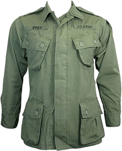 Mil-Tec US Olive Green Tropical/Jungle Jacket - Vietnam Era Medium Olive Green