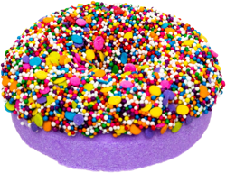 Lavender Fizz Donut Bath Bomb