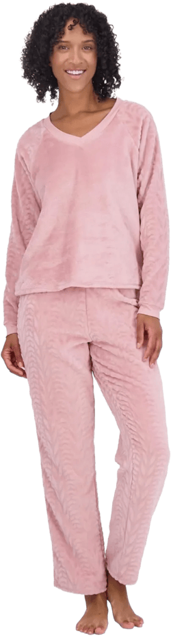 Jessica Simpson Women’s Pajamas – Fuzzy Sleep Shirt, Lounge Pants, Socks – Pajama Gift Set for Women (S-XL)