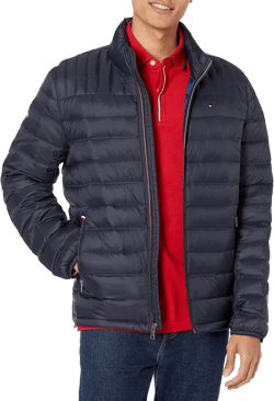 Tommy Hilfiger Men's Real Down Insulated Packable Puffer Jacket Midnight XX-Large