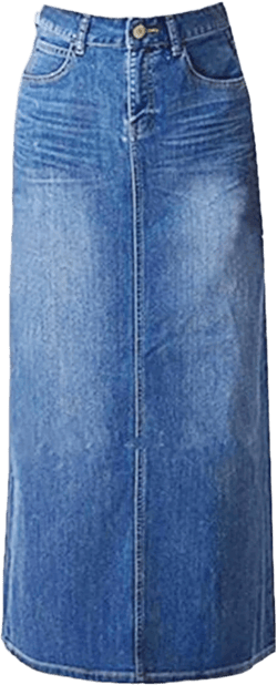 Long Denim Skirt for Women Casual A-Line Denim Maxi Skirt Stretch High Waisted Jean Skirt with Pocket Blue Light Blue(a Line) 18