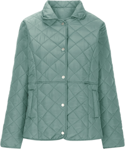 Ceboyel Women'S Quilted Barn Jackets 2024 Trendy Puffy Coats Quilted Bomber Jacket Lightweight Warm Winter Outerwear Clothing X-Large J02-mint Green