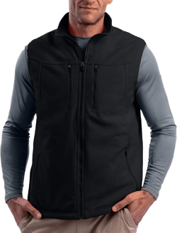 SCOTTeVEST Fireside Fleece Vest for Men - 15 Hidden Pockets - Warm Wrinkle Resistant for Travel & More